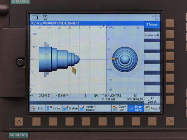 ELMAG CNC-Drehmaschine INDUSTRIE 520-260 Schraegbettmaschine